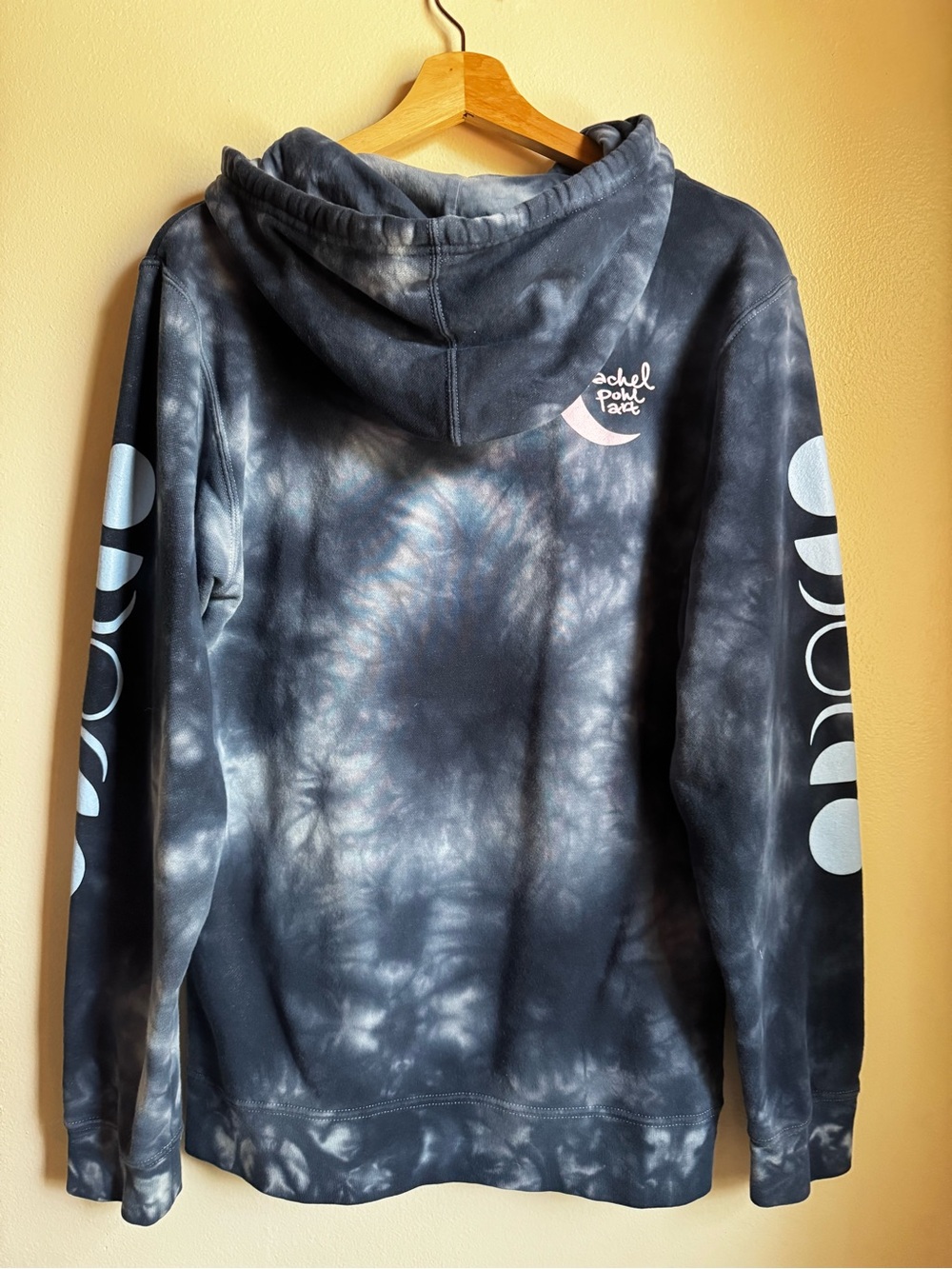 Rachel Pohl Art - Navy Tie-Dye - Mt. Bachelor Edition Hoodie - Picture 4 of 5